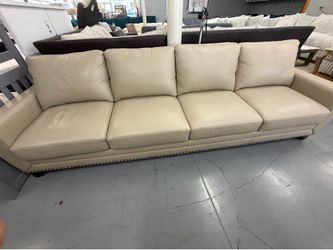 Large 4 Seater Tan Couch - SAME DAY DELIVERY 🚚