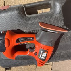 Cordless drill, jig saw, sander combo