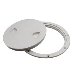 10”Inch white ABS Deck Plate Round Anti Resistant Boat Inspection Hatch Cover Marine Parts