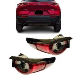 LA Zona Auto Parts 2019 to 2025 Mazda CX30 Outer Led Taillights Only Luces Micas Calaveras Faros Focos Luz 