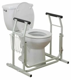 New Drive Medical RTL12079 Bathroom Grab Bar for Toilets, White