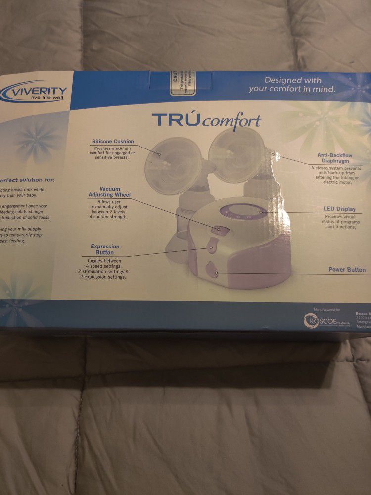 Viverity Tru Comfort Breast Pump (New)