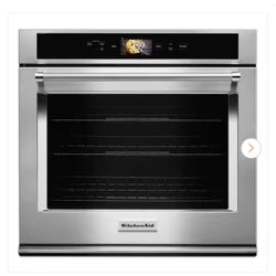 Stainless steel Kitchenaid Smart Wall Oven 