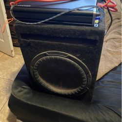 Kicker Speaker With Amplifier