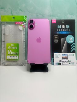 iPhone 16 Plus 128GB Pink Unlocked Like New (Free Accessories)