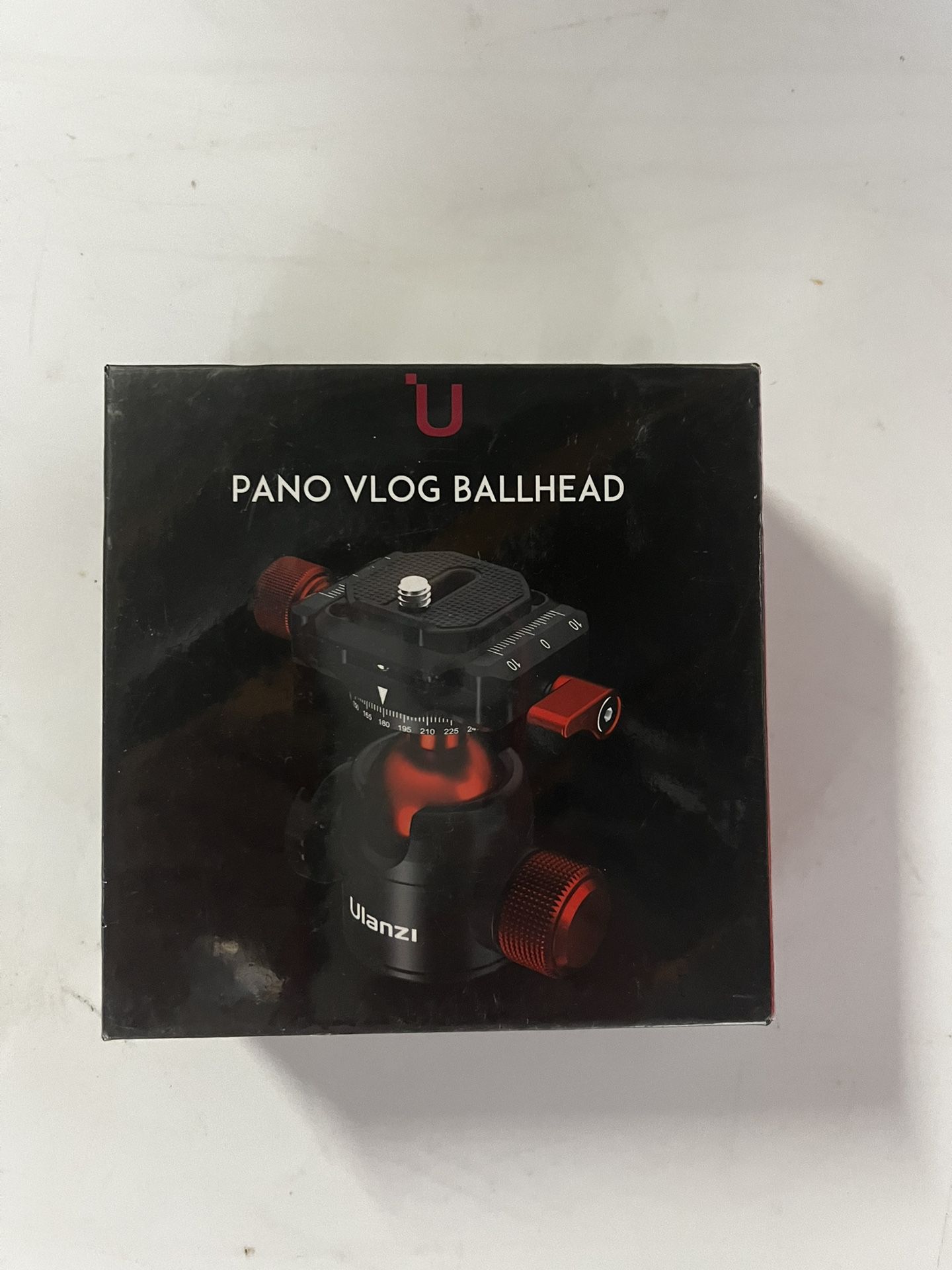 Ulanzi Pano Vlog Ballhead 360 Degree Tripod Adapter New Sealed BlackRed AluminumUlanzi
