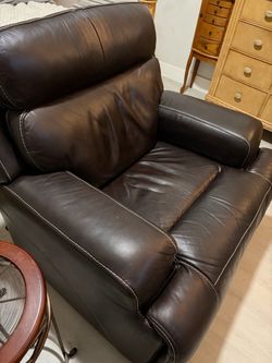 RECLINER CHAIR SIENNA DESIGN . GENUINE LEATHER