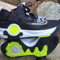 Nice Mens NIKE KD Trey 5X Basketball Shoes Black White Volt US-Sz 12