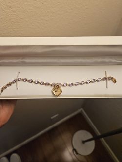 Amethyst bracelet with picture Lockett.