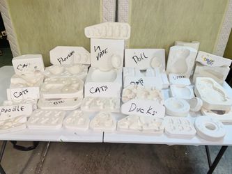 22-Assorted Ceramic Casting Molds