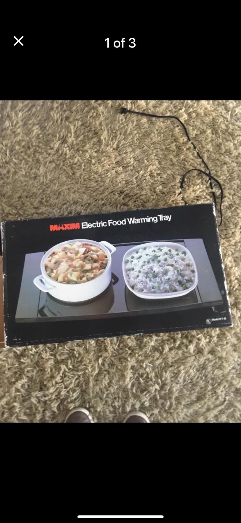 New Maxim Warming Tray