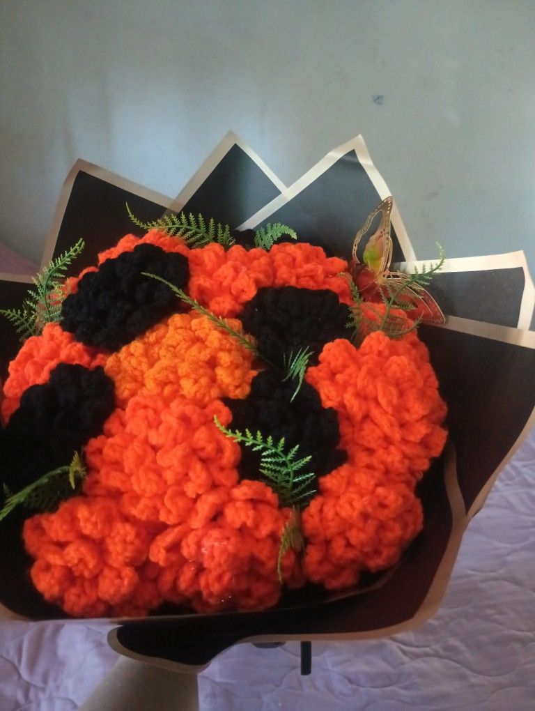 Crochet Crochet Bouquet Hand Made