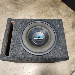 Power Acoustik 10" in. Sub With Box