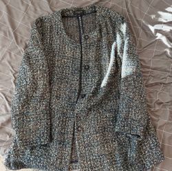 18W Blue & Tan Speckled Talbots Coat