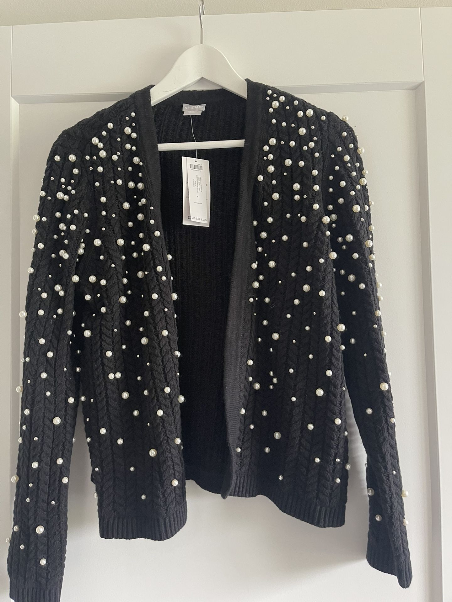 Chico’s Pearl Cardigan Sweater