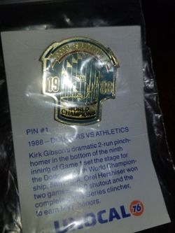 Dodgers pins
