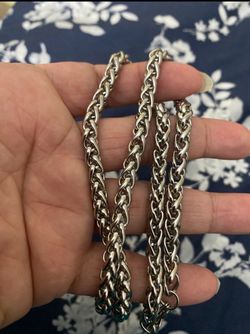 Men’s fashion stainless steel chain necklace 20 in $32