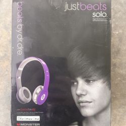 Brand New - Justin Bieber JUSTBEATS Dr Dre Headphones 