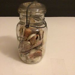 Seashells In A Ball Jar