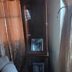 Wooden In Case Glass Shelf