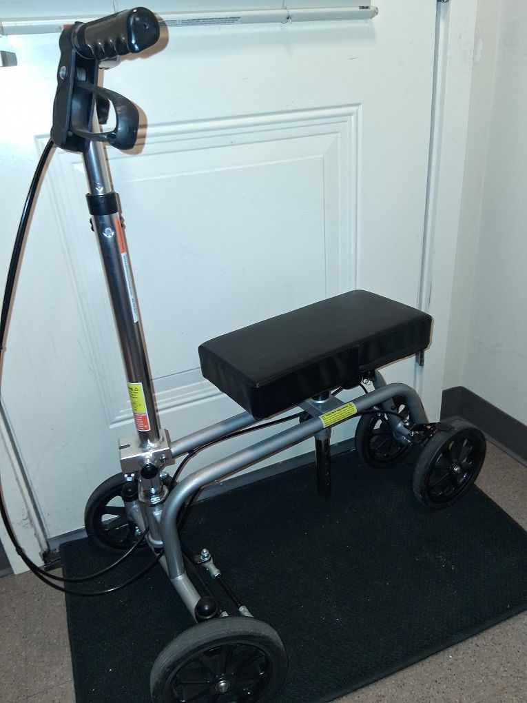 Leg 🦵 and Knee WALKER Scotter Aluminum Frame And 👌 Parts