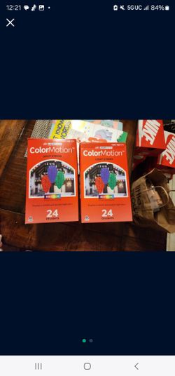 Color Motion Holiday Lights $25