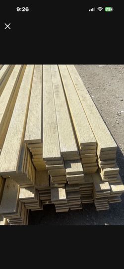 Trim 1x4 12 Ft De Cemento $10 Cada Una