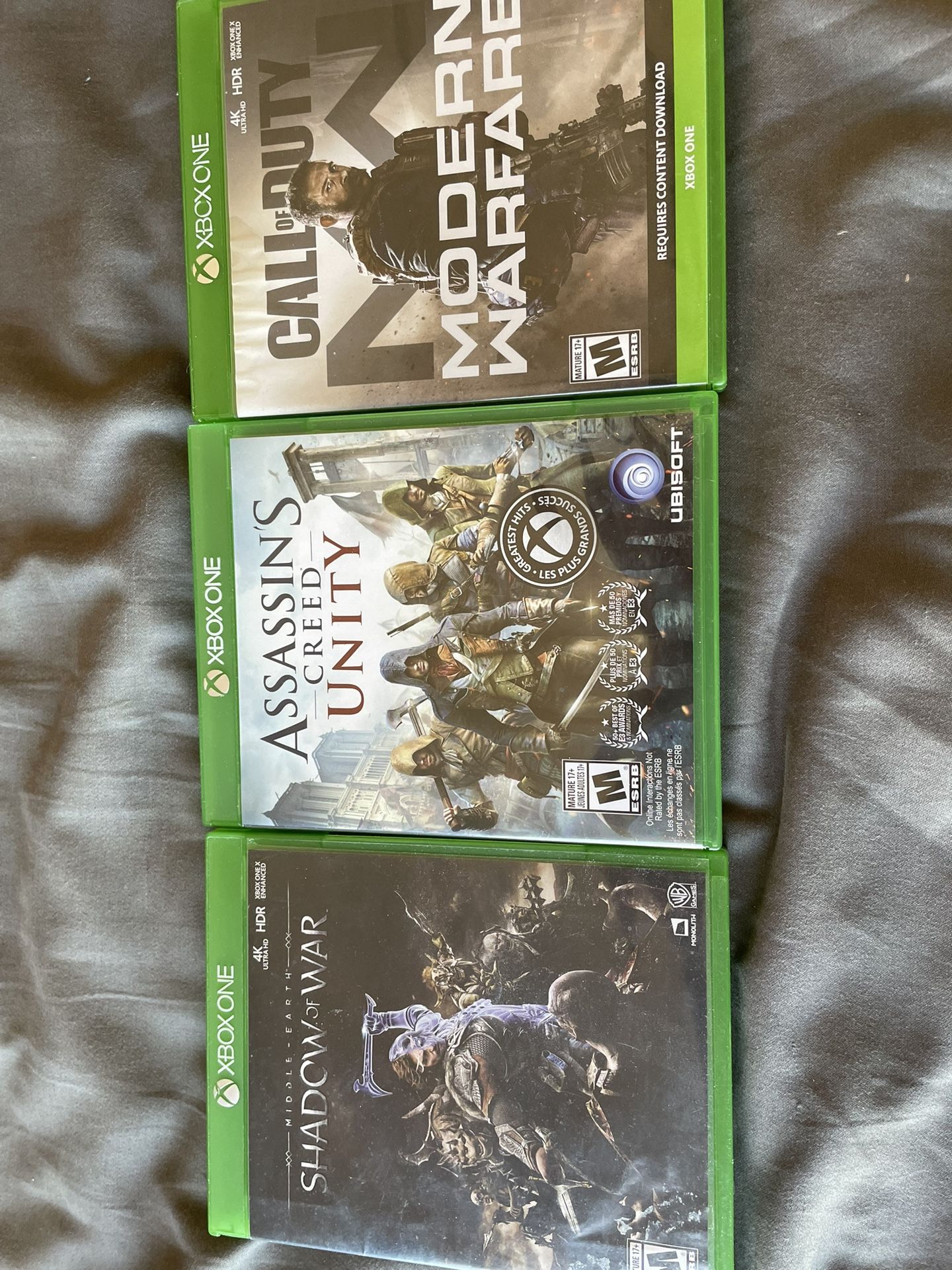3 Xbox One Games Details In Description