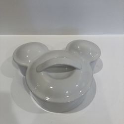 Disney Parks Ceramic Mickey Mouse Casserole Dish 