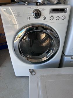 LG steam washer and gas dryer