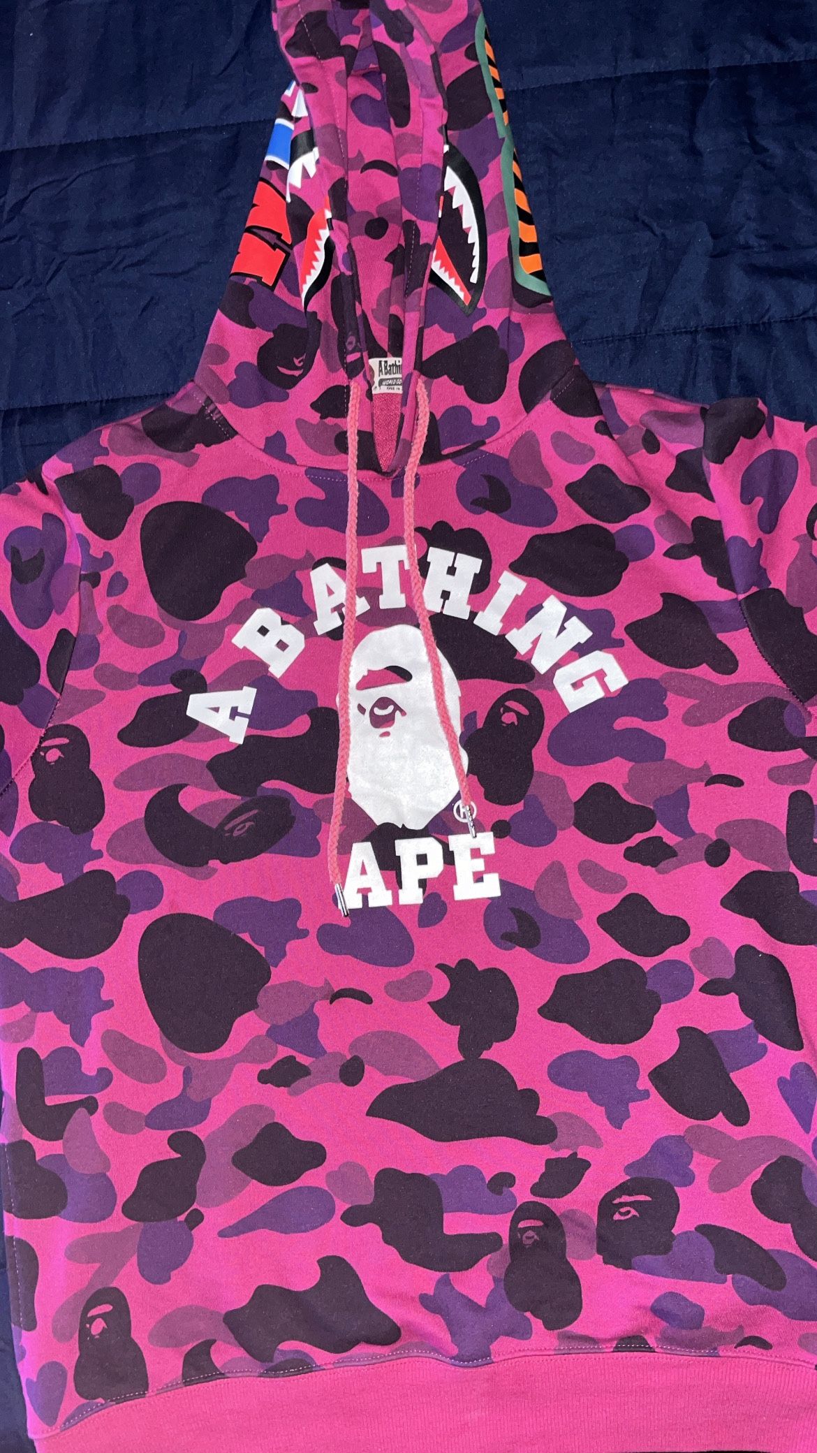 BAPE Color Camo Pullover Hoodie Purple/Pink