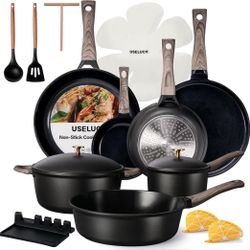 21Pcs Pots and Pans Set with Aluminum Lid #1135