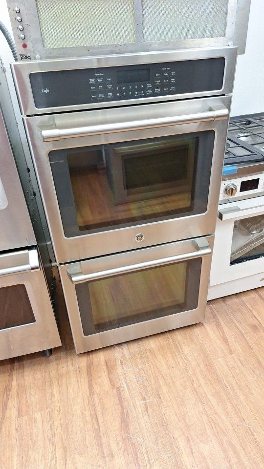 Ge Café Electric Double Wall Oven 27" Inch Stainless Steel