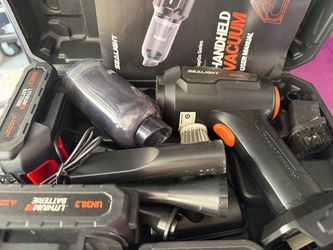 Sealight SnapGo Series Handheld Vacuum with Attachments