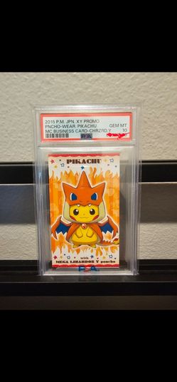 PSA 10 Pikachu Poncho Mega Charizard Y Promo Card