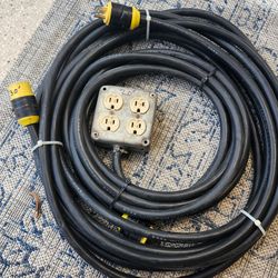 12/3 600volt cord 50' two cords