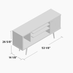 Allegra TV Stand for TVs up to 50"