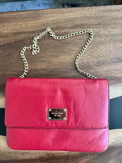 Brand New Vintage Michael Kors Red Leather shoulder Bag