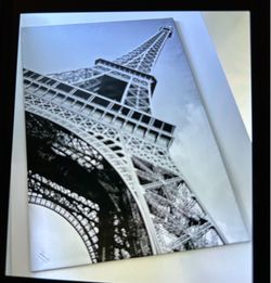 Big, beautiful Paris canvas  picture