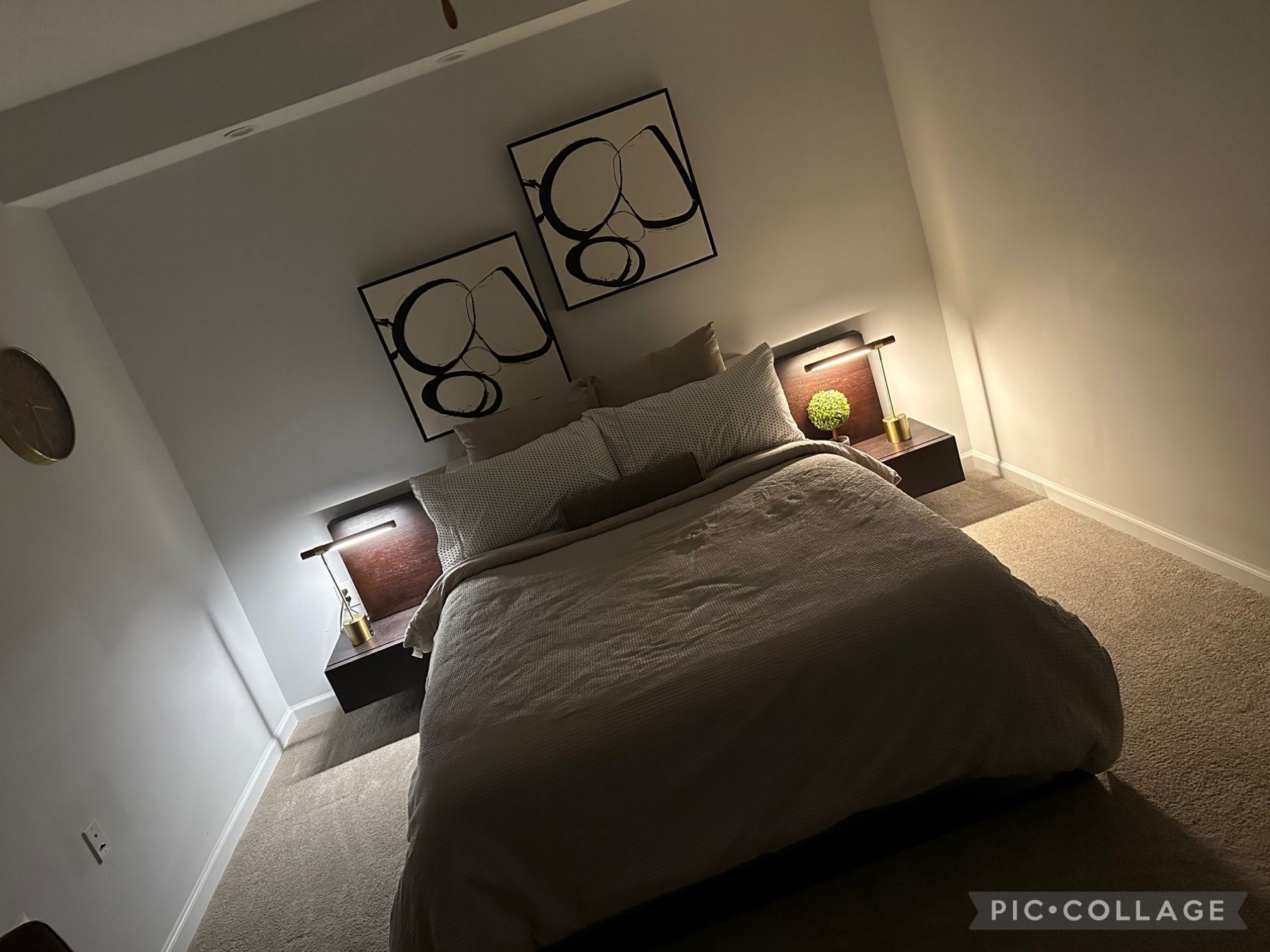 Queen Bed With Nightstands (obo)