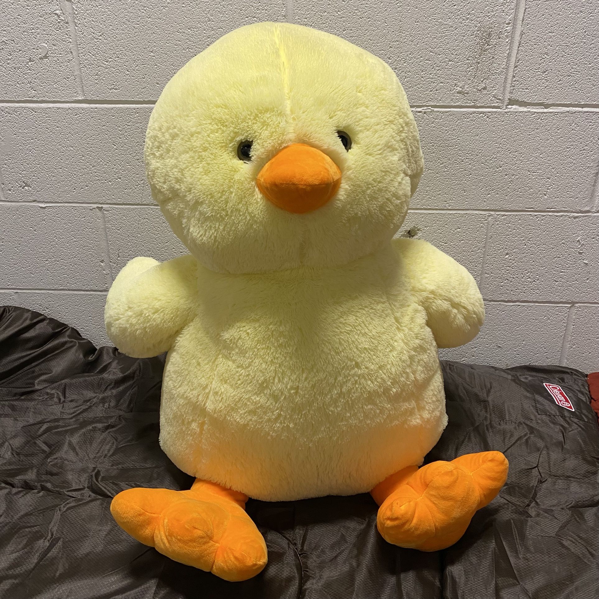Large 36” Tall Plush Yellow Duck Soft and cuddly large yellow duck plush toy. Great pre-owned condition. Pick up available in Arlington VA by the S