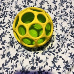 Baby ball teether crushable bounces rolls smashes stacks