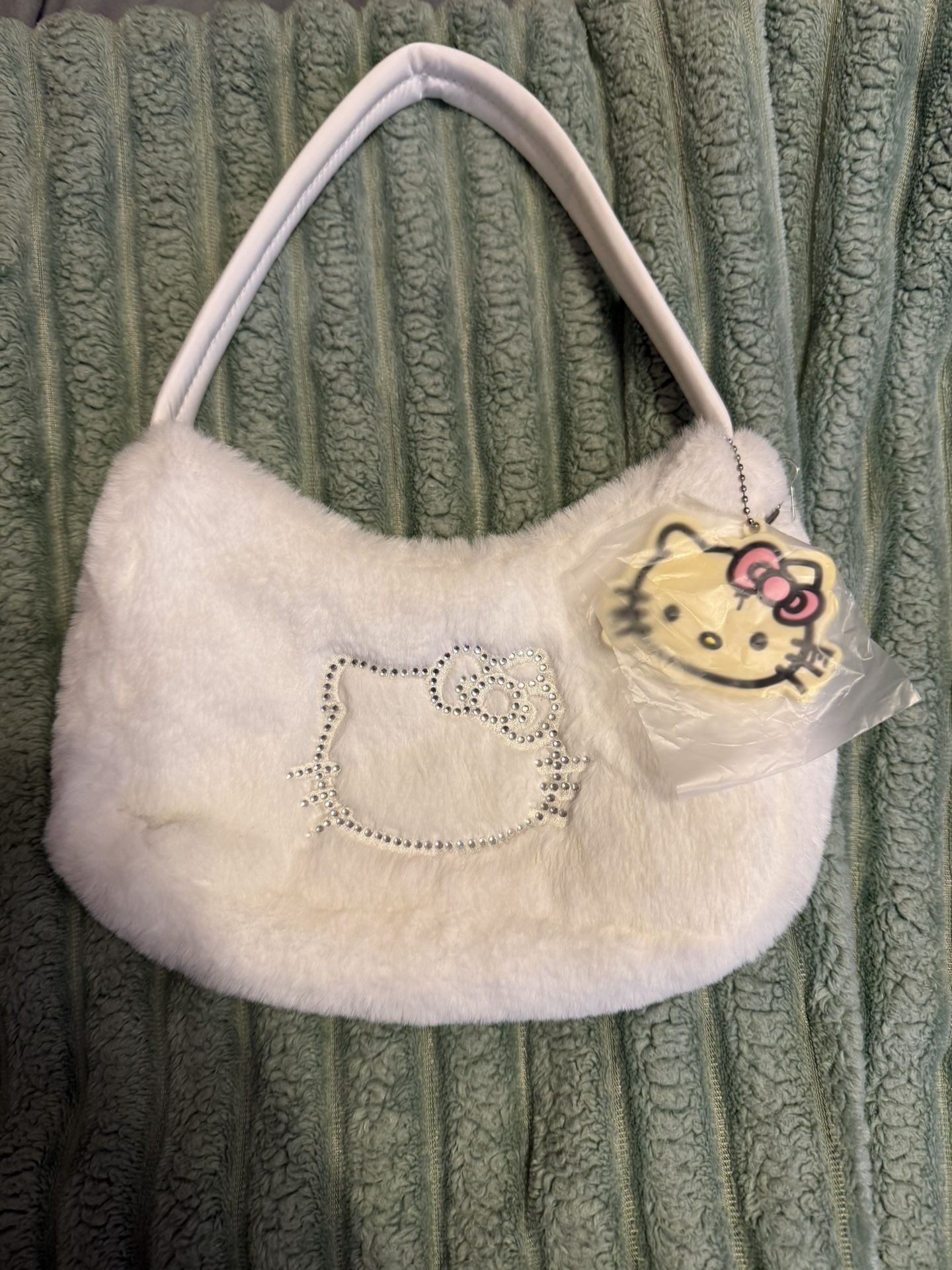 F21 Hello Kitty Faux Fur Purse