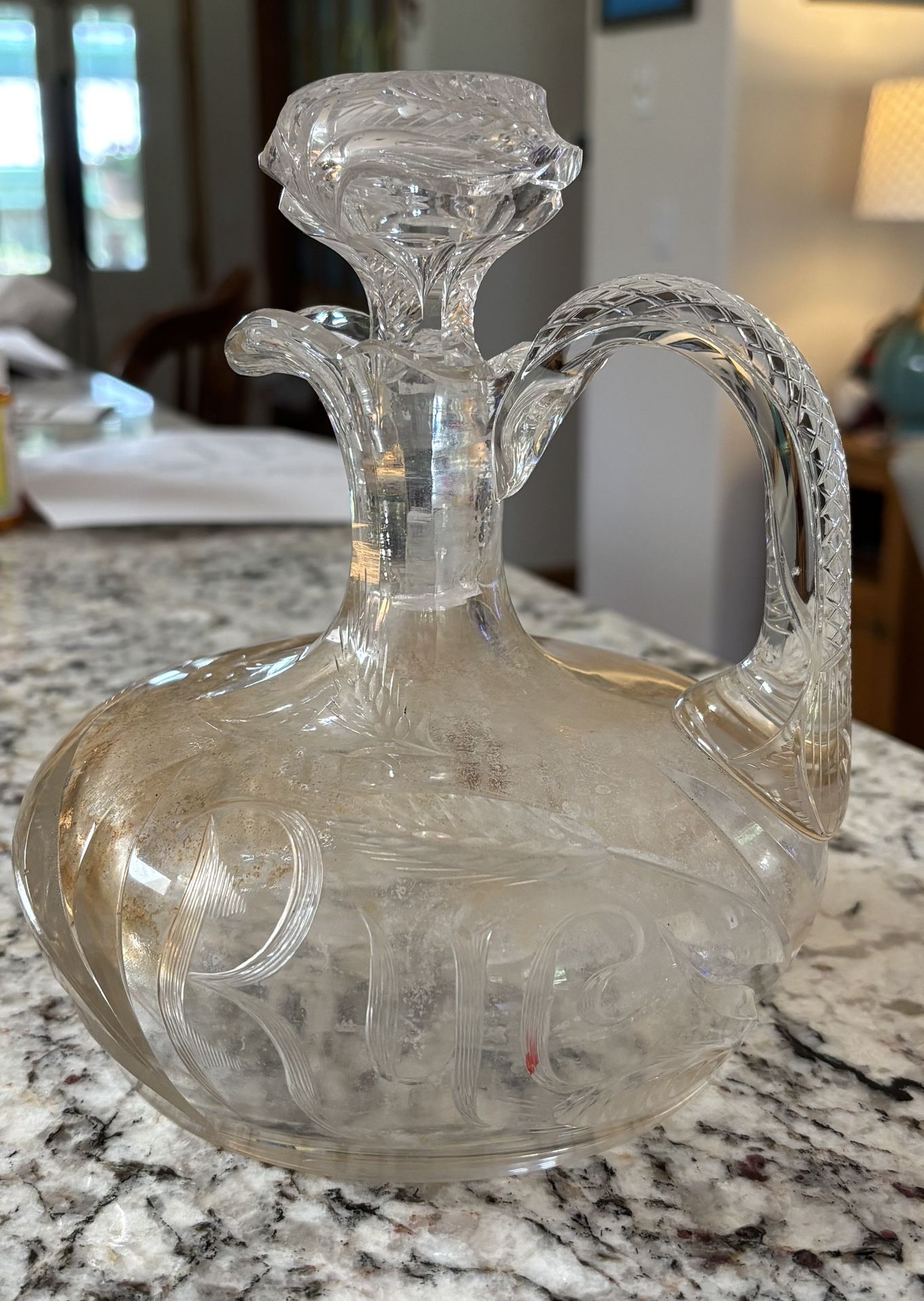 Vintage Crystal Decanter