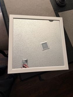 White 16x16” mirror