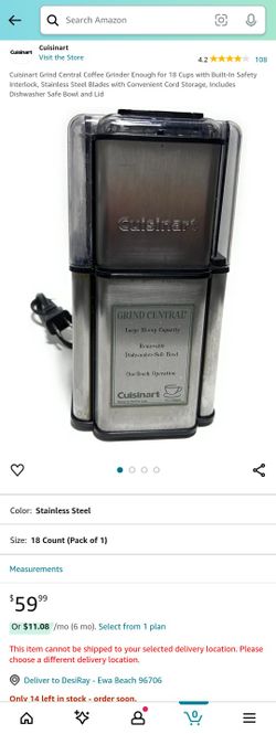 Cuisinart Coffee/Spice Grinder