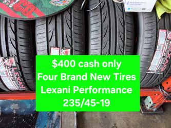 $400 Cash 235/45-19 Lexani Performance