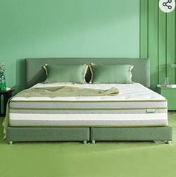 Novilla Queen Mattress - 12 Inch Vitality Gel Memory Foam Hybrid Mattress, Medium Firm Pocket Innerspring Queen Size Mattress with Edge Support, Motio