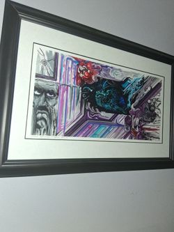 Framed Signed Art Print – ADHD by Daryl Kempain