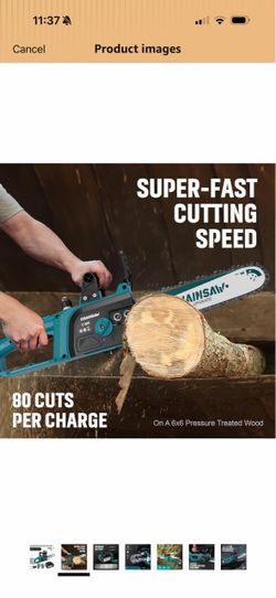 Cordless Electric Chainsaw Upgrade